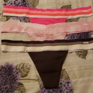 Pink Victoria secret woman thong